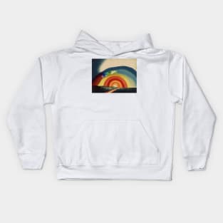 Abstract Rainbow Landscape Kids Hoodie